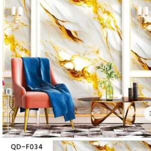 Yellow Gold Pattern Waterproof Wallpapers