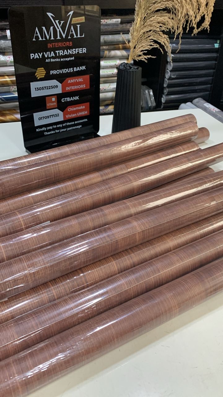 Brown Matte Waterproof Wallpapers - Image 2